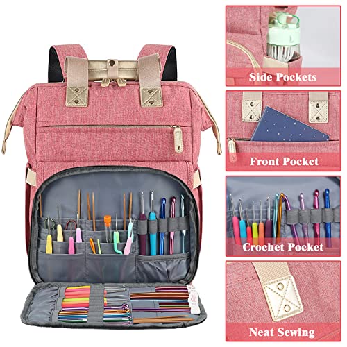 Travel Storage Organizer Bag For Circular Knitting Needles And